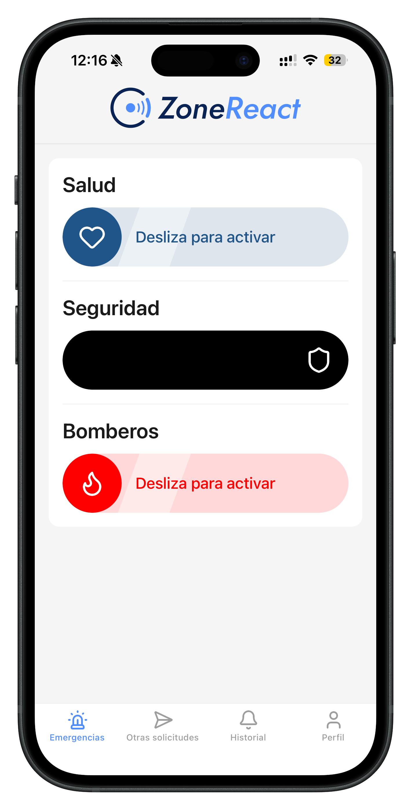 Activa la alerta desde el campus